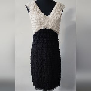 Ruffle Knee Length Dress